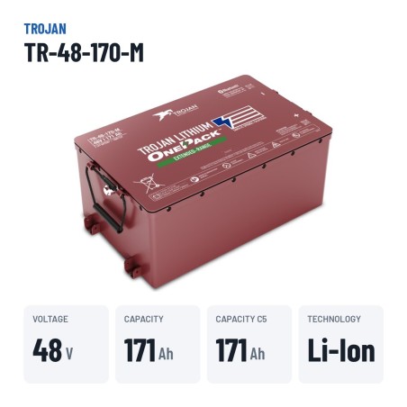 Batteria al litio Trojan TR-48-170-M 48V 171Ah LiFePO4 – dati principali