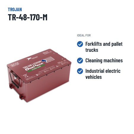 Batteria al litio Trojan TR-48-170-M 48V 171Ah LiFePO4 – usi consigliati
