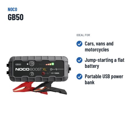 NOCO GB50 Starthilfegerät 12V 1500A | baterias.com
