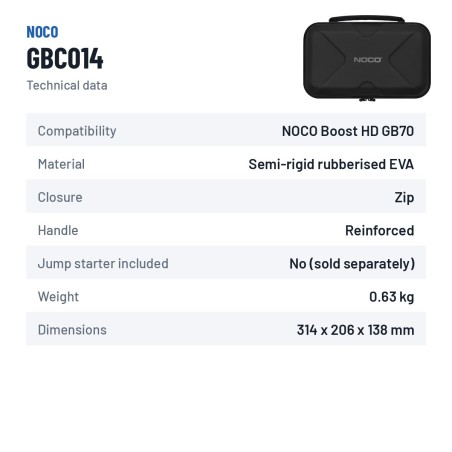 NOCO GBC014 EVA-Schutztasche Boost GB70 | baterias.com