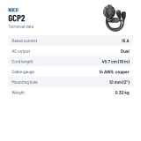 NOCO GCP2 AC port plug, 45.7 cm cord | baterias.com