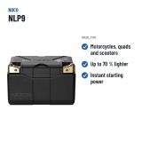 NOCO NLP9 batería litio moto 12V 3Ah | baterias.com