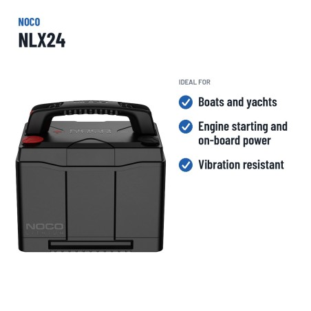 NOCO NLX24 Lithiumbatterie 90Ah Dual-Purpose | baterias.com