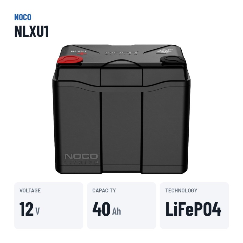 NOCO NLXU1 Lithiumbatterie 40Ah Dual-Purpose | baterias.com
