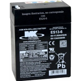 Bateria MK POWERED ES20-6 6V 20Ah AGM