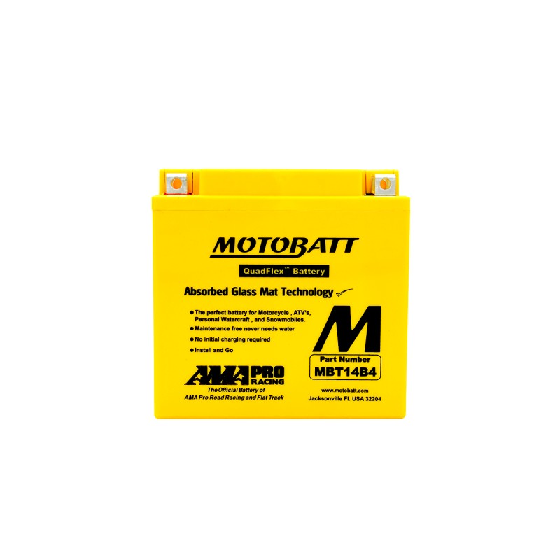 Battery MOTOBATT MBT14B4 12V 13Ah 175A