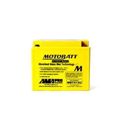 Motobatt YTX14HBS,YTX15LBS,YB12BB2 MBTX12U. Motorcycle battery Motobatt 14Ah 12V