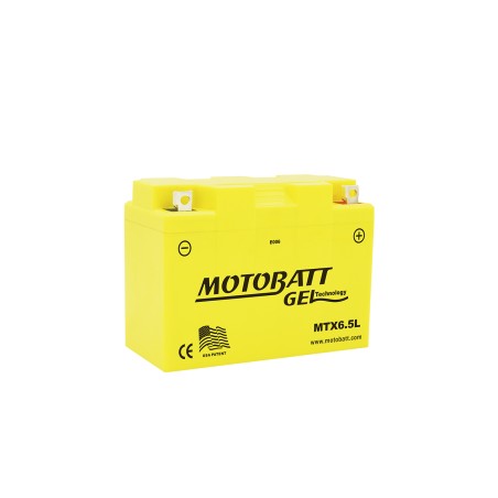 Motorcycle battery Motobatt MTX6.5L 12V 6.5Ah 85A GEL – image 2