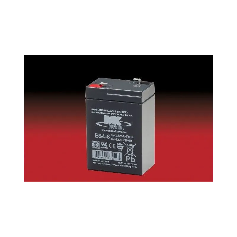 Battery MK ES4-6 4.5Ah 6V Agm MK - 1