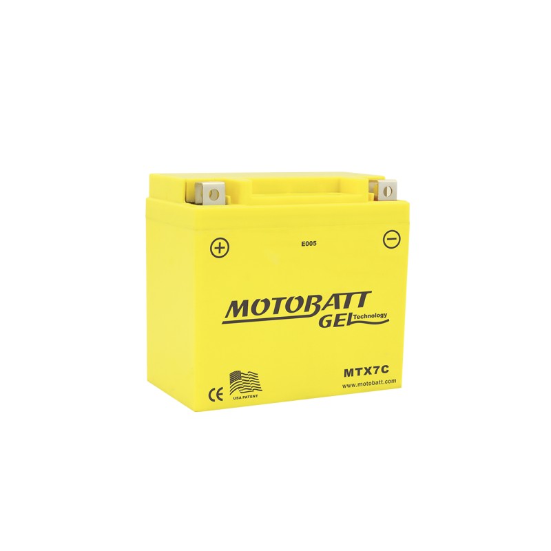 Motorcycle battery Motobatt MTX7C 12V 7Ah 100A GEL – image 2