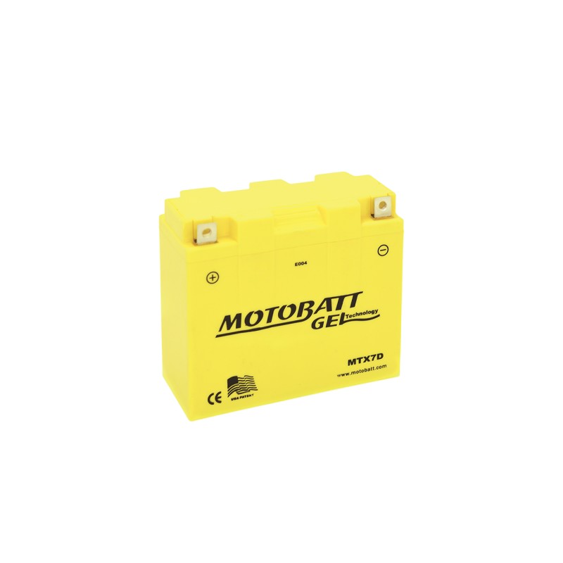 Motorcycle battery Motobatt MTX7D 12V 7Ah 105A GEL – image 2