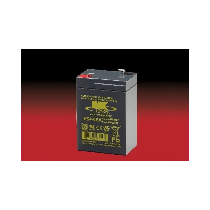 Battery MK ES4-6SA 4Ah 6V Agm MK - 1