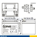 Batería Long WP40-12 40Ah - 2