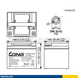 Batería Long WP45-12N 45Ah - 2