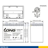 Batería Long WP55-12N 55Ah - 2