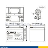 Batería Long WP50-12NE 50Ah - 2