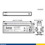 Batería estacionaria SAI/UPS Long WP1222A 12V 2Ah AGM – imagen 2