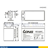 Batería Long WP1236WT 9Ah 36Wh - 2