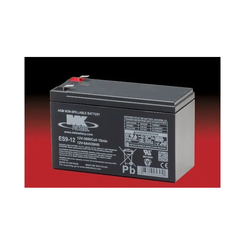 Battery MK ES9-12 9Ah 12V Agm MK - 1