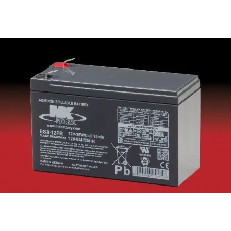 Battery MK ES9-12FR 9Ah 12V Agm MK - 1