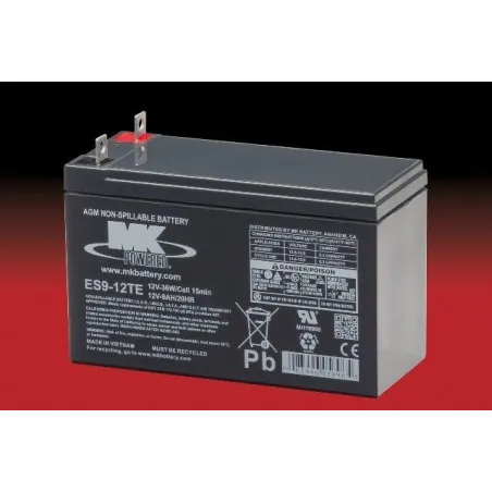 Battery MK ES9-12TE 9Ah 12V Agm MK - 1