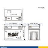 Batteria auto Long WTZ5S-E 12V 4Ah – immagine 2