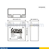 Batería Long WP5AP 5Ah - 2