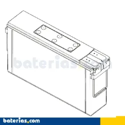 Batterie Powersafe SBS XC+ 190F-FT 190Ah Powersafe - 2