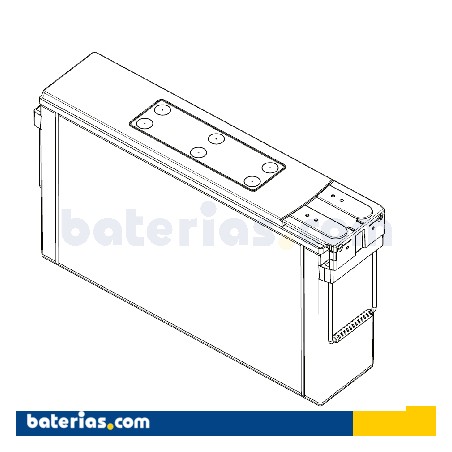 Batería Powersafe SBS XC+ 190F-FT 190Ah - 2