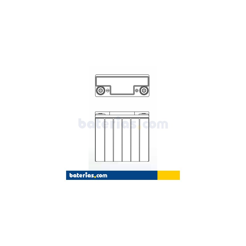 Batteria stazionaria UPS Genesis G13EP 12V 13Ah AGM – immagine 2