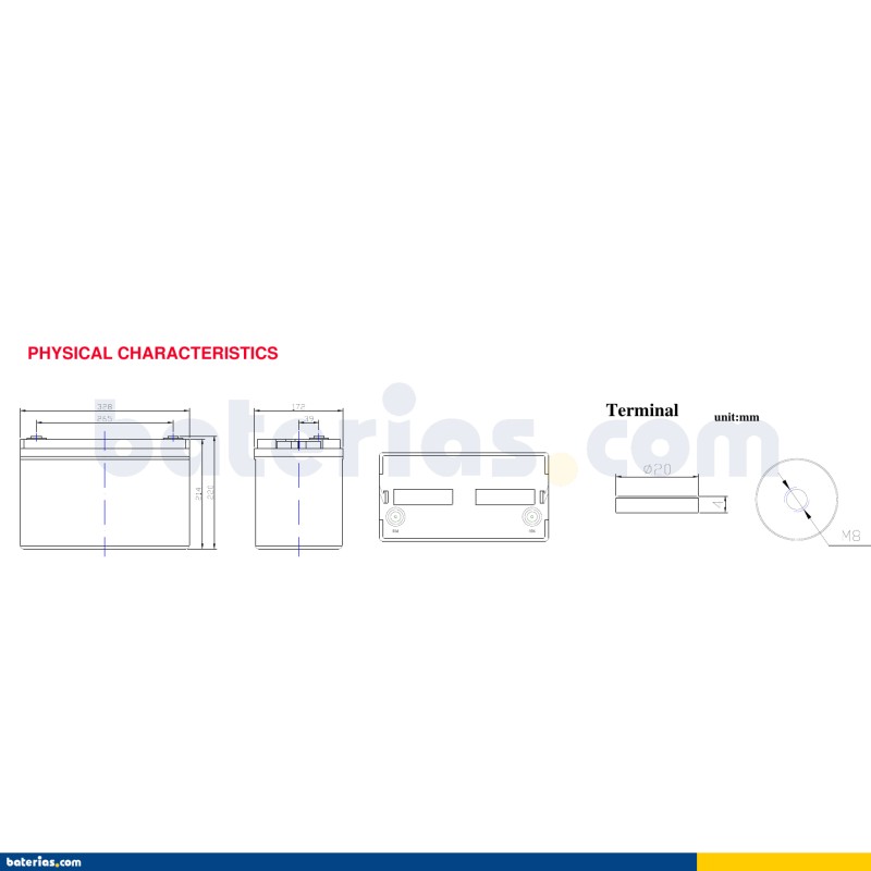 Batterie FULLRIVER HC105 12V 105Ah