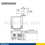 Batterie MK POWERED ES26-12SA 12V 26Ah AGM