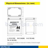 Battery MOTOBATT MB10U 12V 14Ah 175A