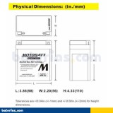 Batterie MOTOBATT MB3U 12V 3Ah 50A