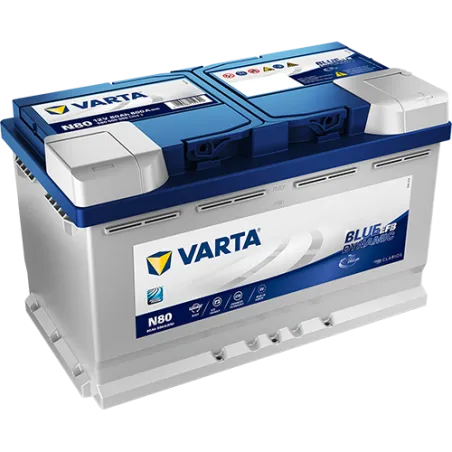 Varta N80. Start-Stopp-Autobatterie Varta 80Ah 12V