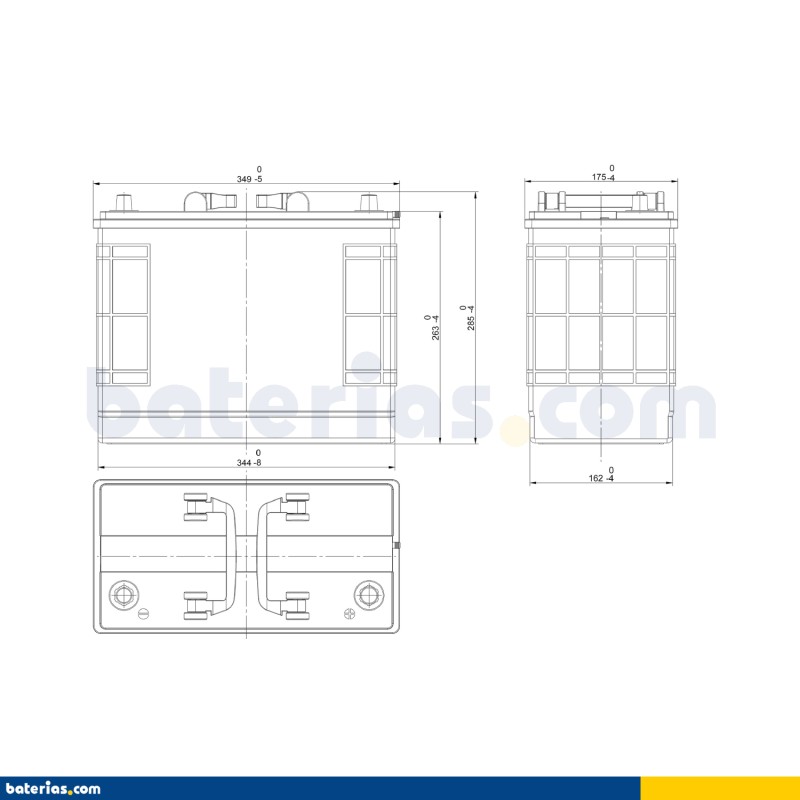 Batería Exide EF1420 142Ah - 2