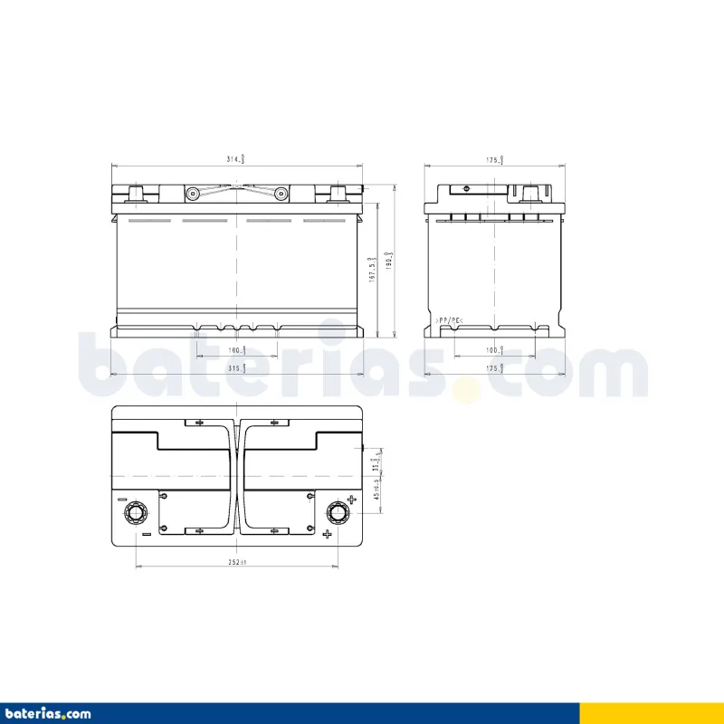 Exide EK800. batteria di avviamento Exide 80Ah 12V