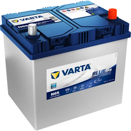 Varta N65. Start-stop car battery Varta 65Ah