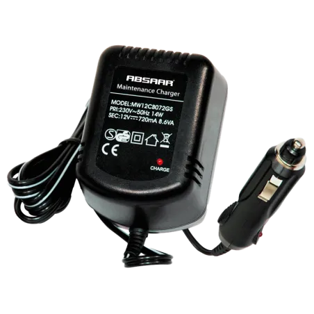 Electronic charger ABSAAR 0.7Amp 12V Maintenance Charger ABSAAR - 1
