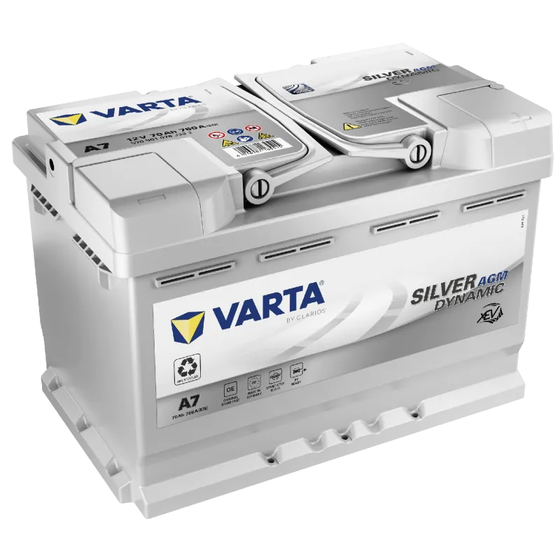 Varta A7. Batterie de voiture Start-Stop Varta 70Ah 12V