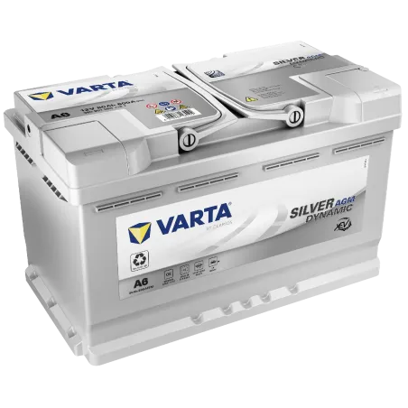 Varta A6. Start-stop car battery Varta 80Ah 12V