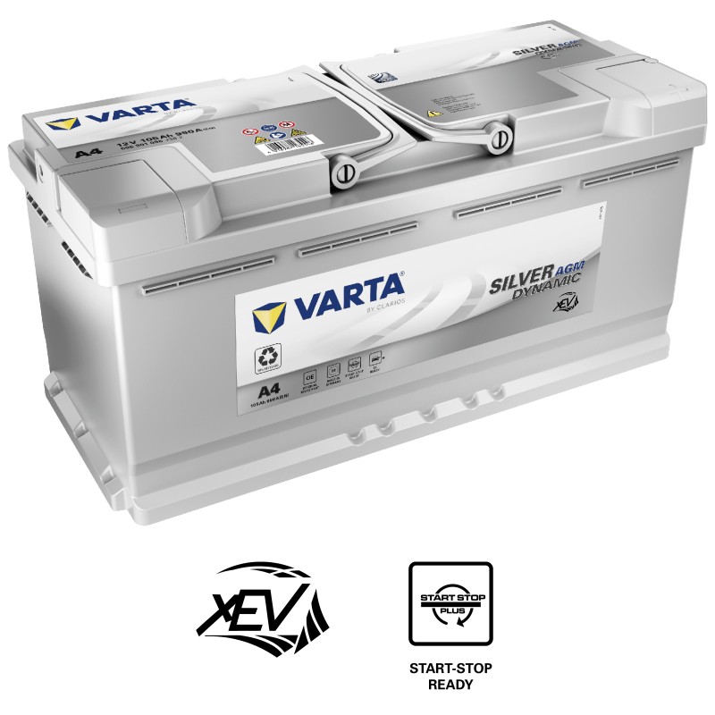 Batteria Start-Stop Varta A4 12V 105Ah 950A AGM – immagine 6