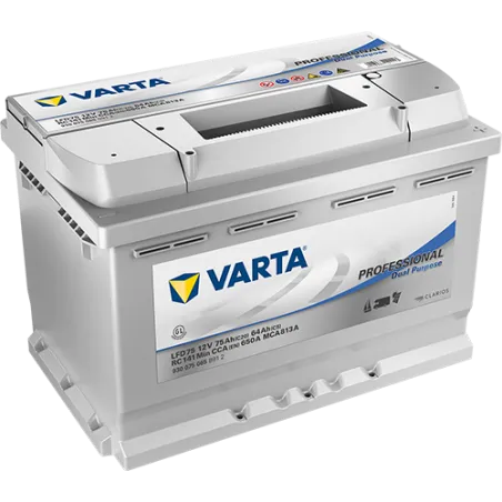Batería Varta LFD75 75Ah 650A 12V Professional Dual Purpose VARTA - 1