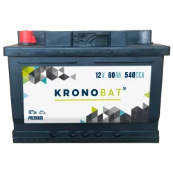 Kronobat PB-60.1. Batterie de voiture Kronobat 60Ah 12V