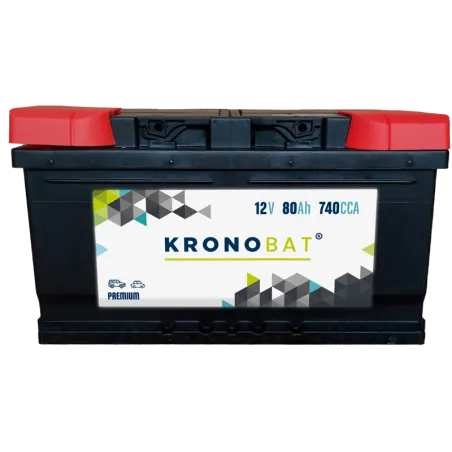 Kronobat PB-80.0B. Batterie de voiture Kronobat 80Ah 12V