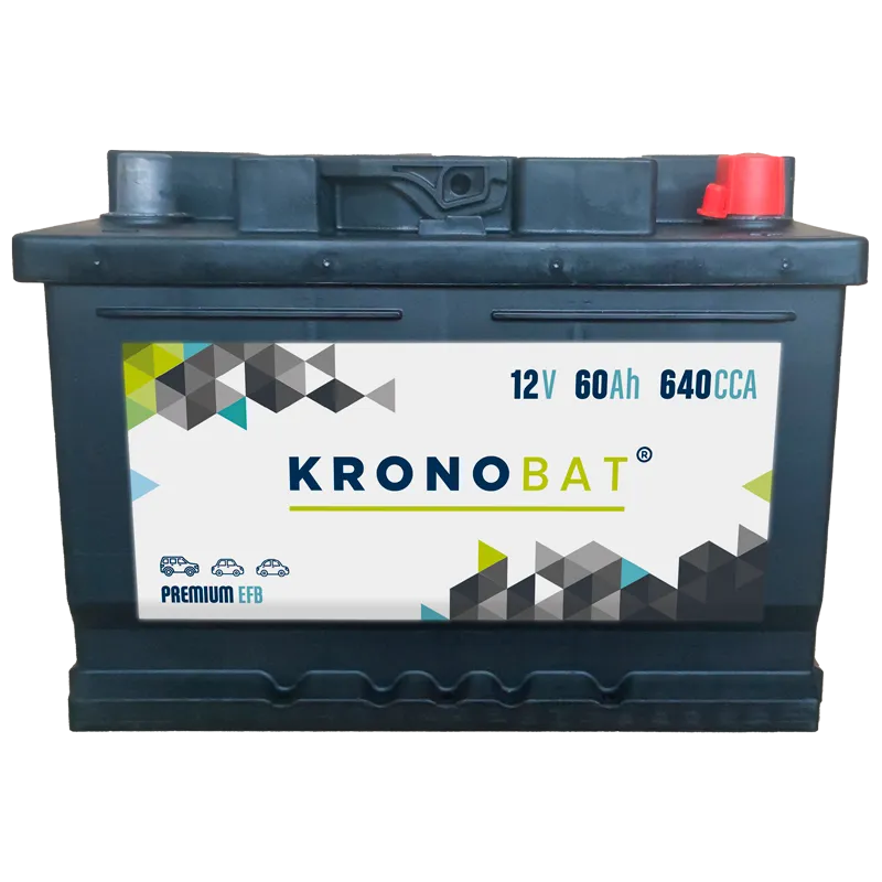 Kronobat PE-60-EFB. Batería de coche Kronobat 60Ah 12V