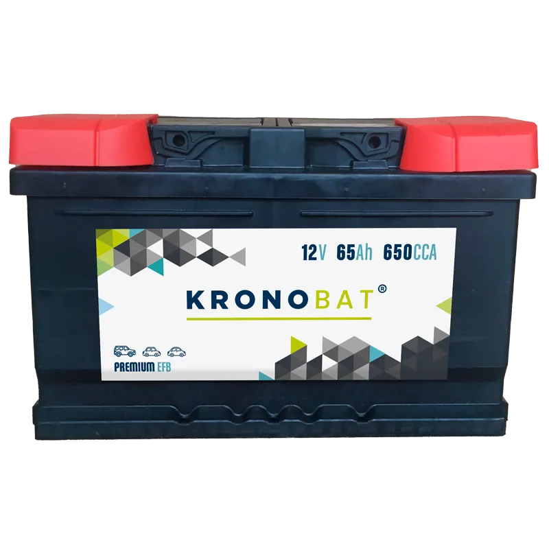 Kronobat PE-65-EFB. Batería de coche Kronobat 65Ah 12V