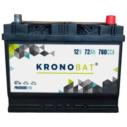 Kronobat PE-72-EFB. Batería de coche Kronobat 72Ah 12V