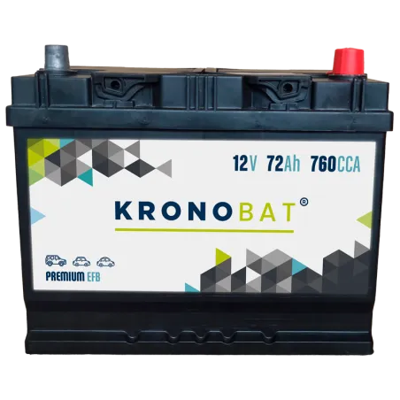 Kronobat PE-72-EFB. Batterie de voiture Kronobat 72Ah 12V