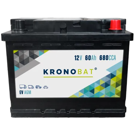 Bateria Kronobat EV-60-AGM 60Ah KRONOBAT - 1
